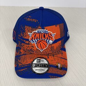 New York Knicks 2024 Tip Off New Era 9FORTY A-Frame Hat Cap One Size NEW
